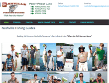 Tablet Screenshot of nashvillefishingguides.com